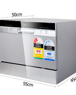 New Countertop Benchtop Dishwasher Stainless Steel Small Kitchen Freestanding