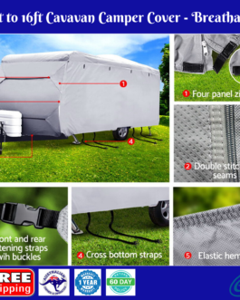 New 14FT 15FT 16FT CARAVAN CAMPERVAN COVER Pop Top Water-Resistant Heavy Duty