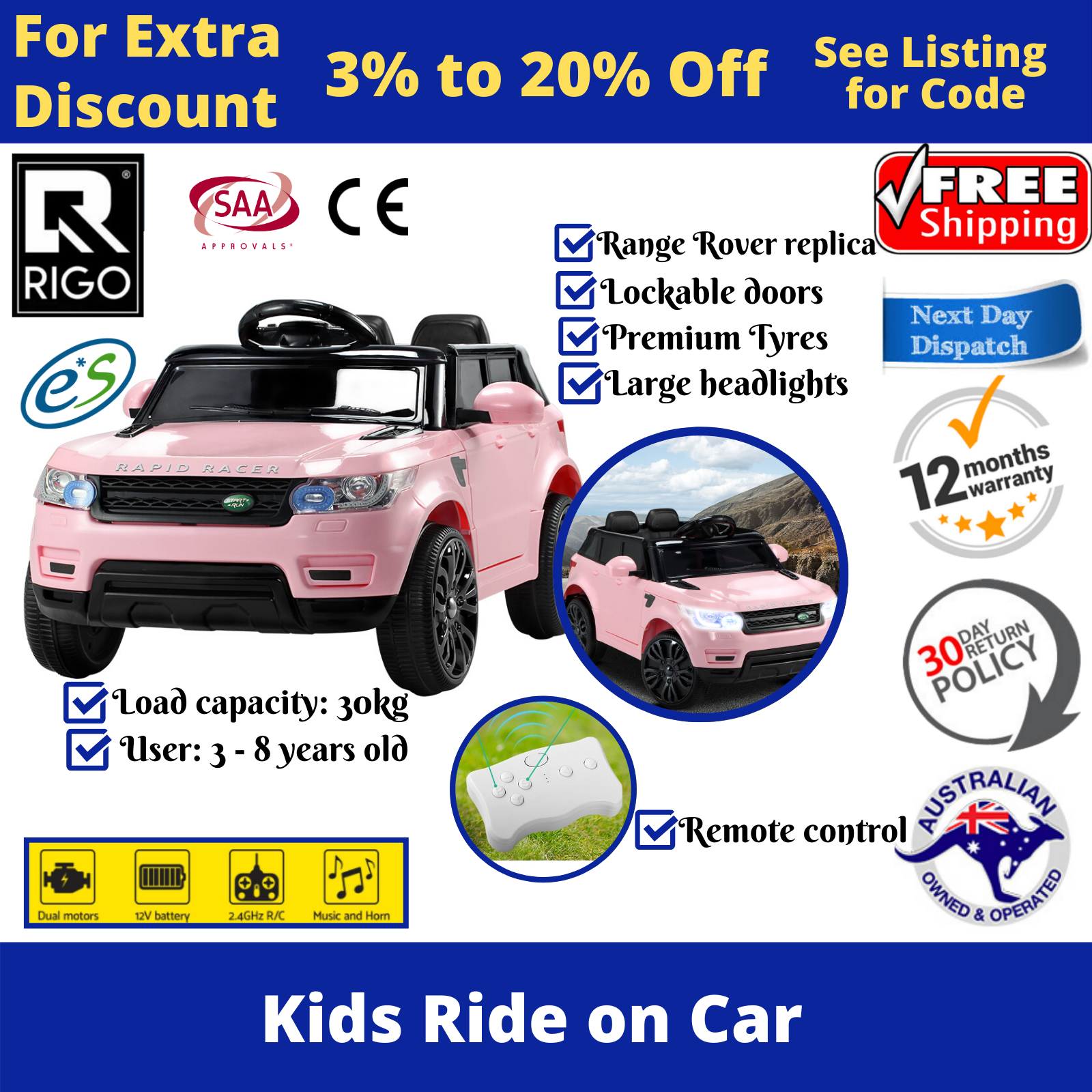 rigo ride on cars