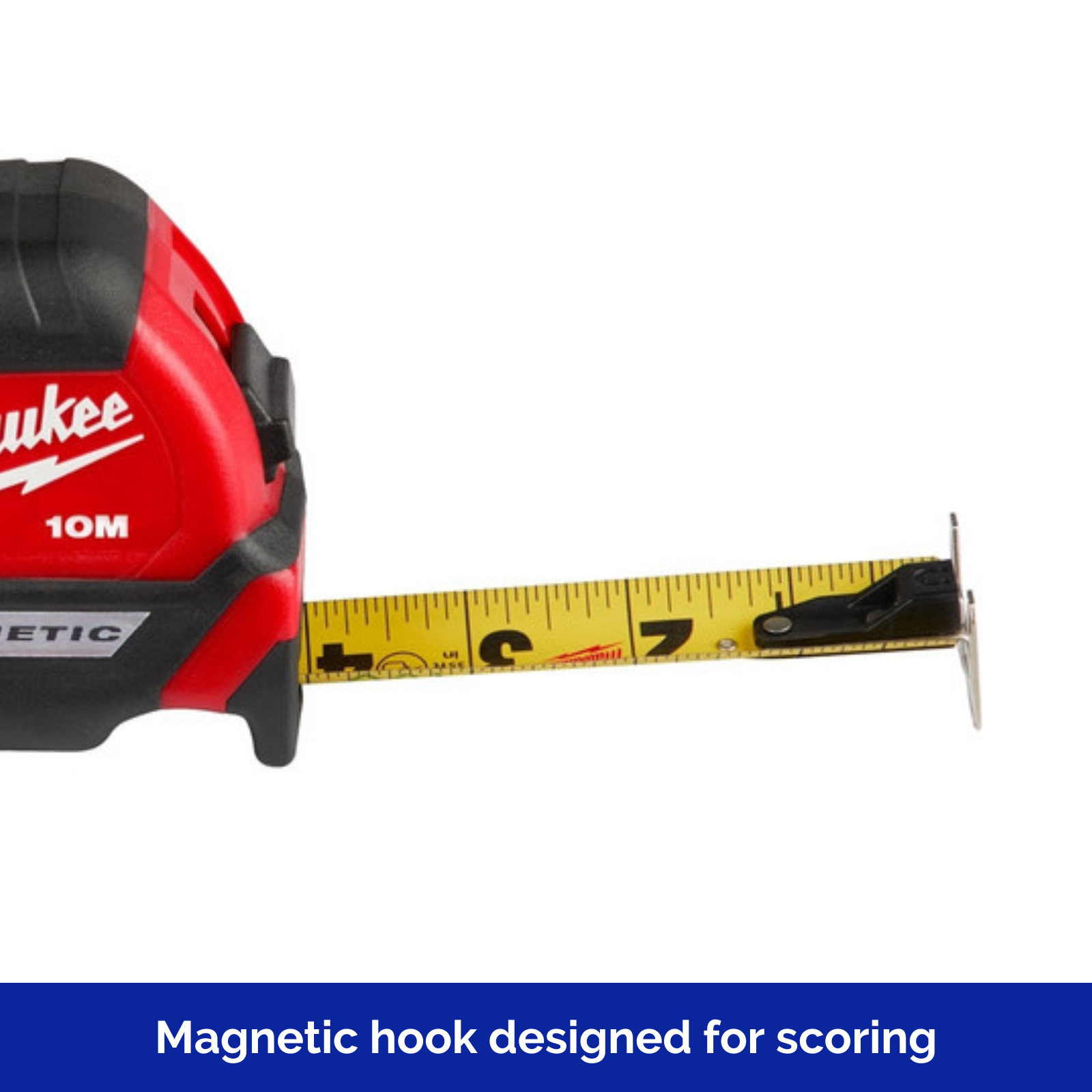 Milwaukee Magnetic Tape Measure 10m Compact Measuring Retractable Wide ...